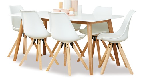 Turin 1600 Dining Table & Dima Chairs x 6 Turin 1600 Dining Table & Dima Chairs x 6